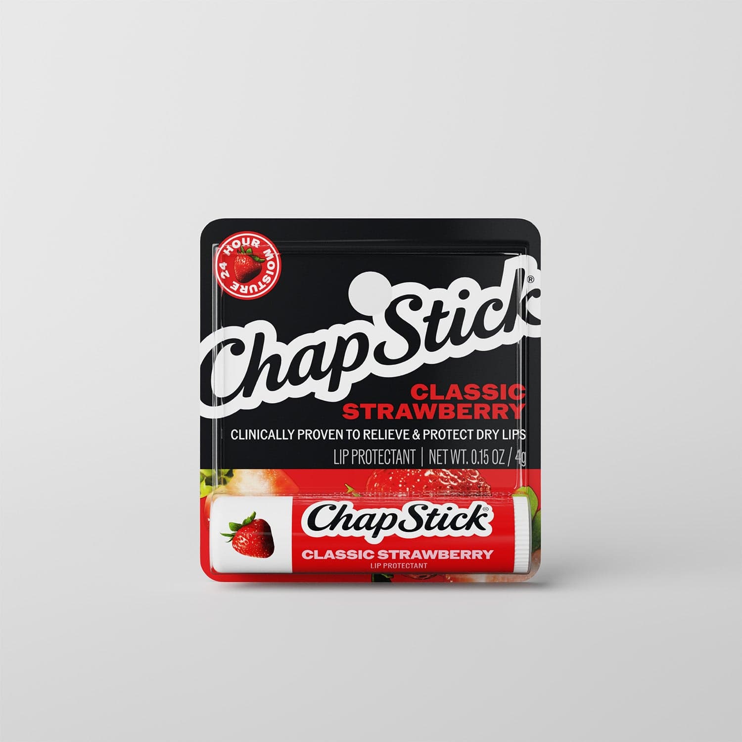 ChapStick Classic Strawberry Lip Balm
