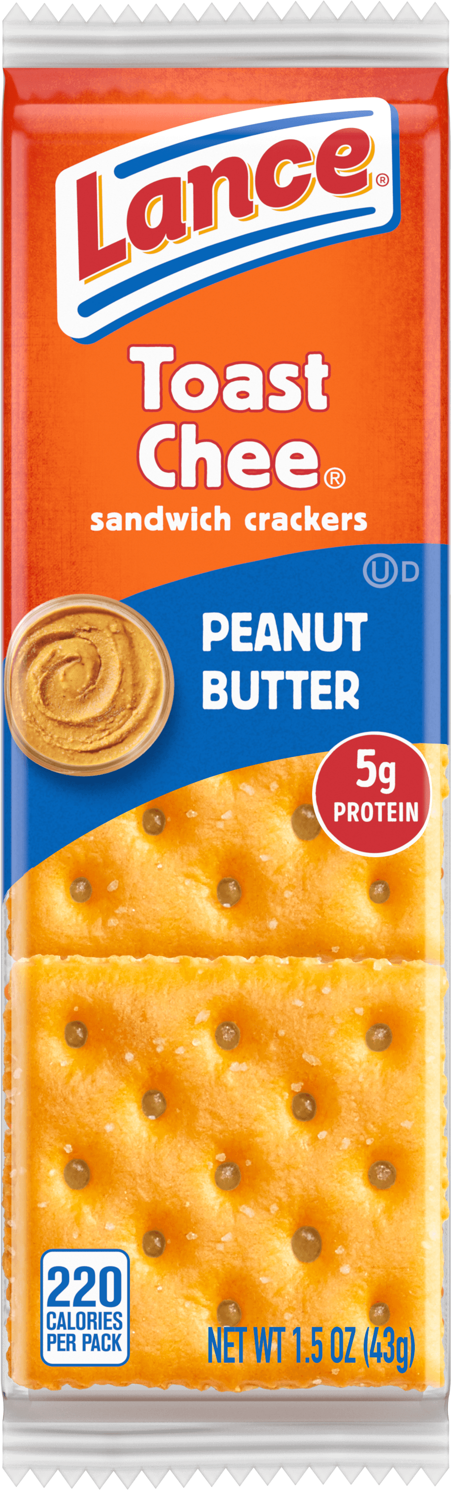 Lance ToastChee Peanut Butter Sandwich Crackers
