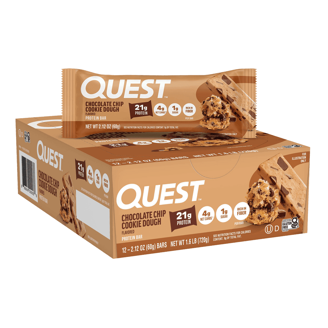 Quest Chocolate Chip Cookie Dough Protein Bar