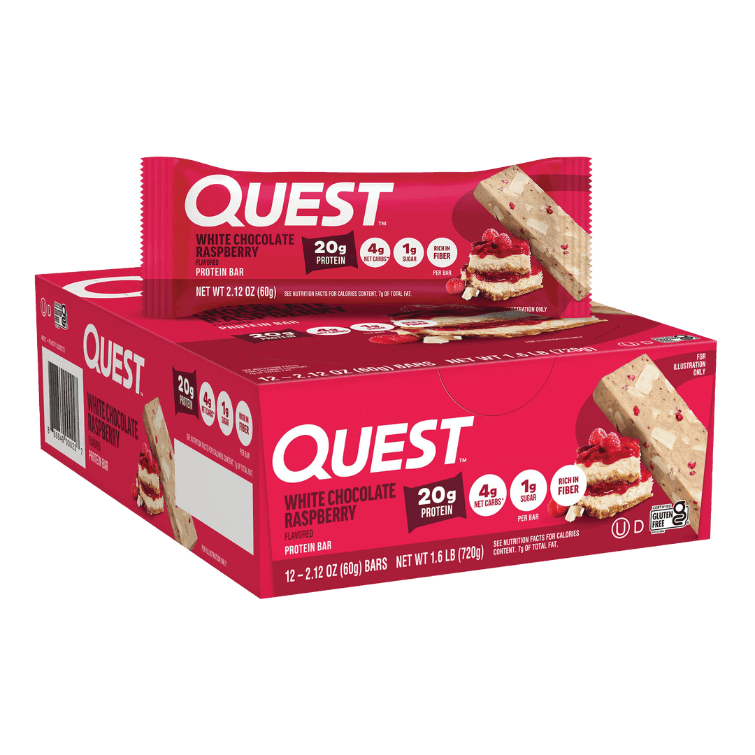 Quest White Chocolate Raspberry Protein Bar