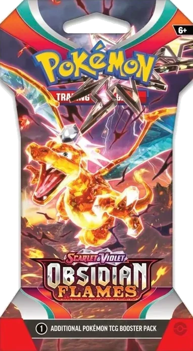 Obsidian Flames Sleeved Booster Pack